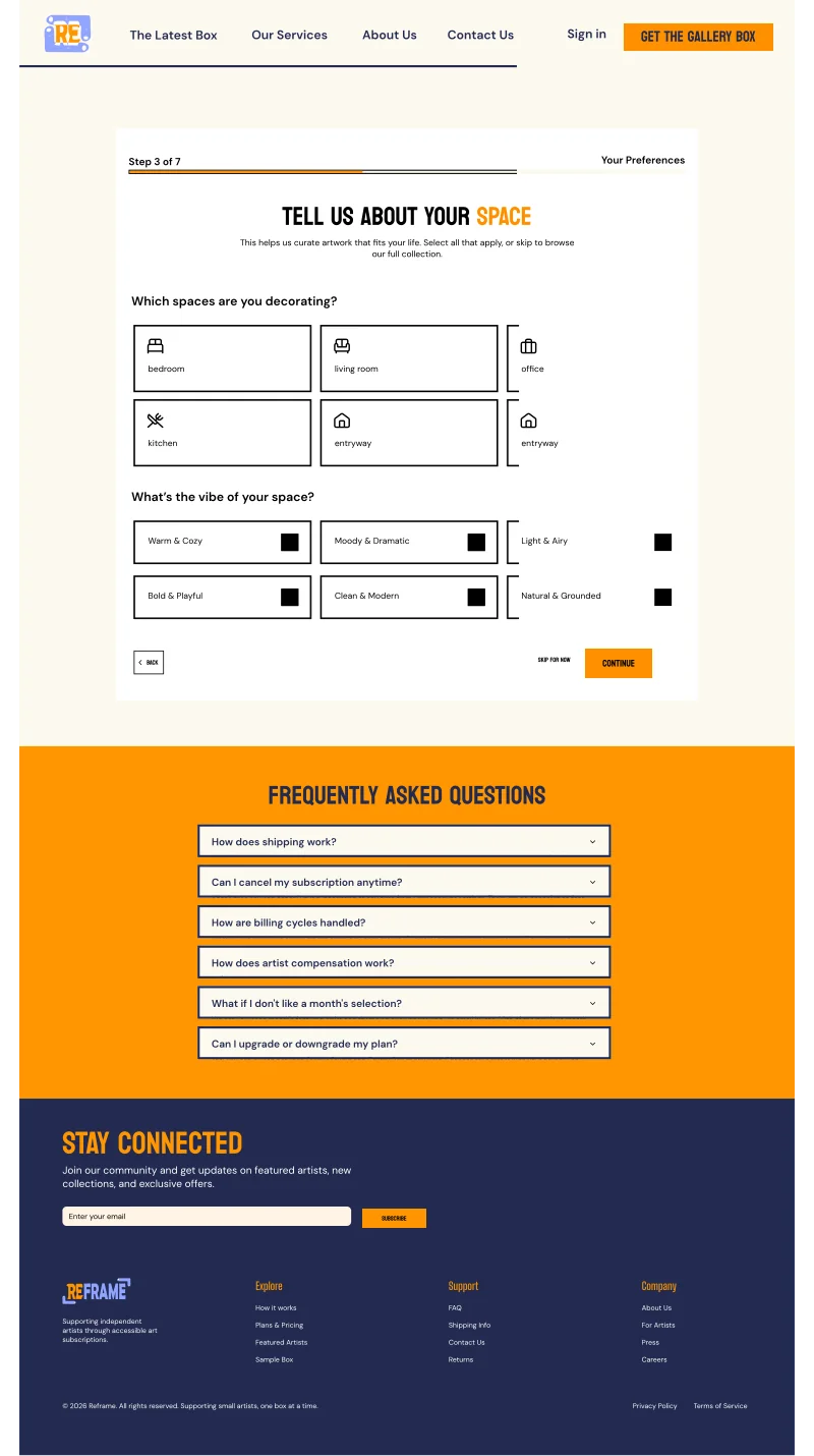 Onboarding step 2