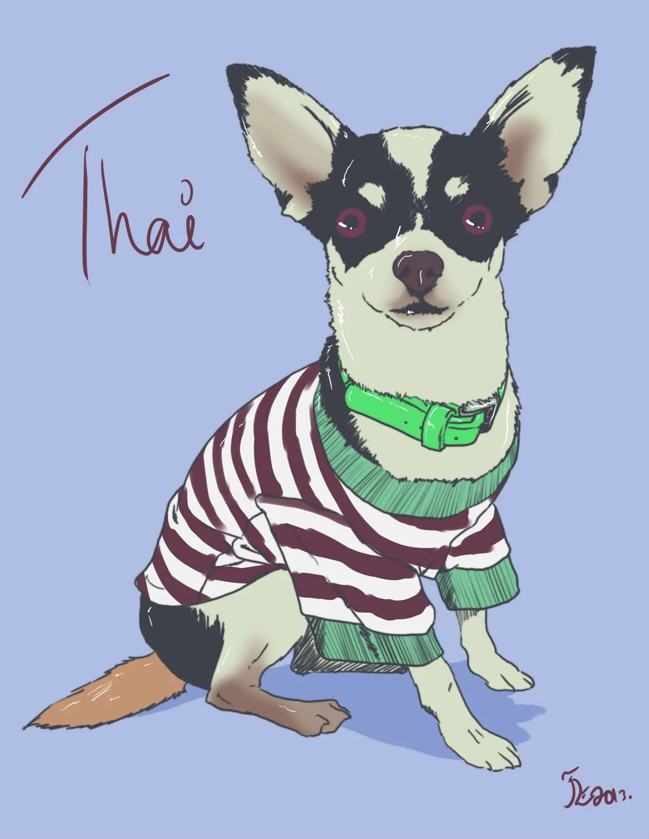 Dog portrait — Thai