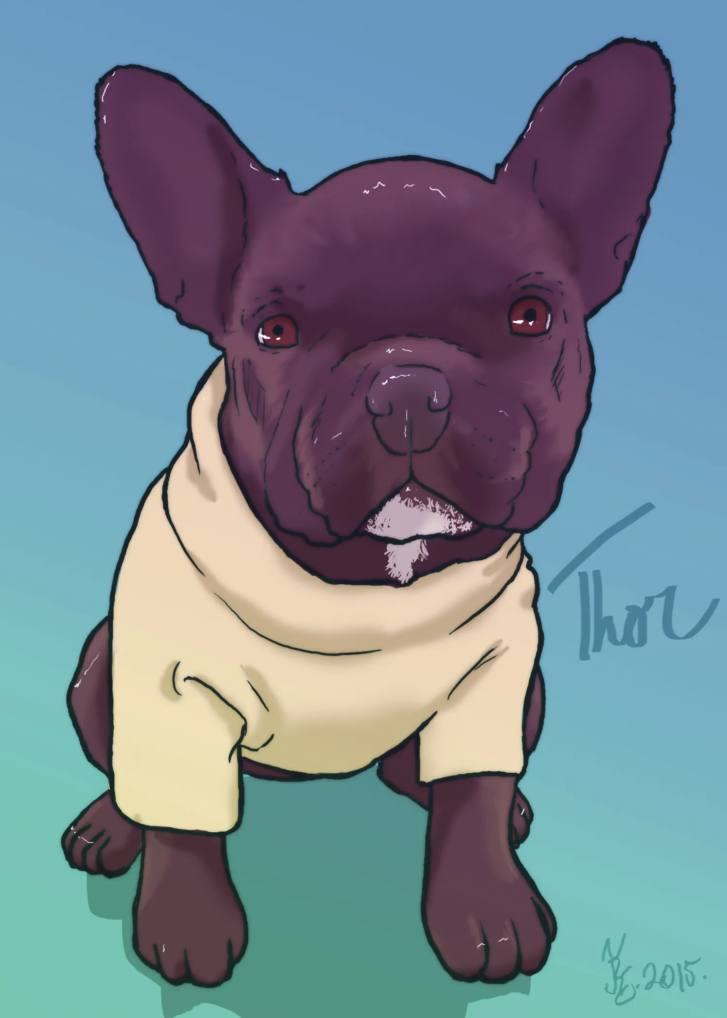 Dog portrait — Thor